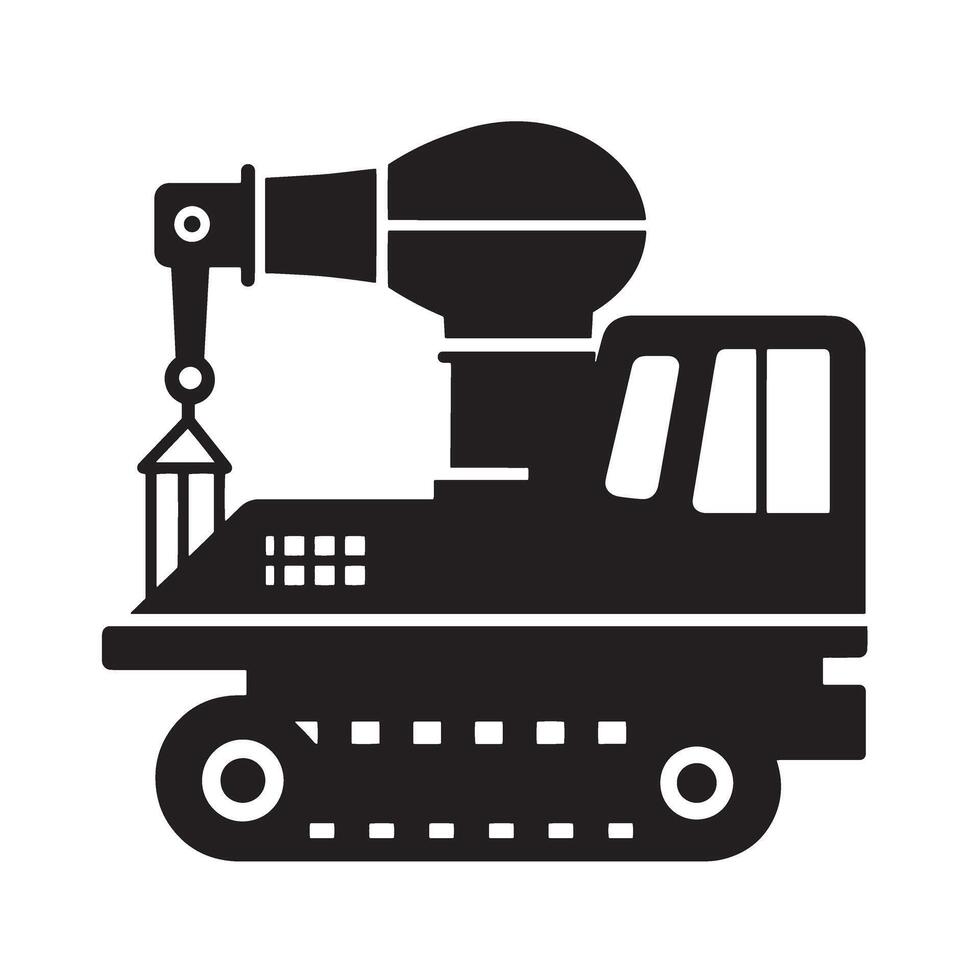 machinery tools and industrial icon silhouette bundle with gears factory and construction elements vector